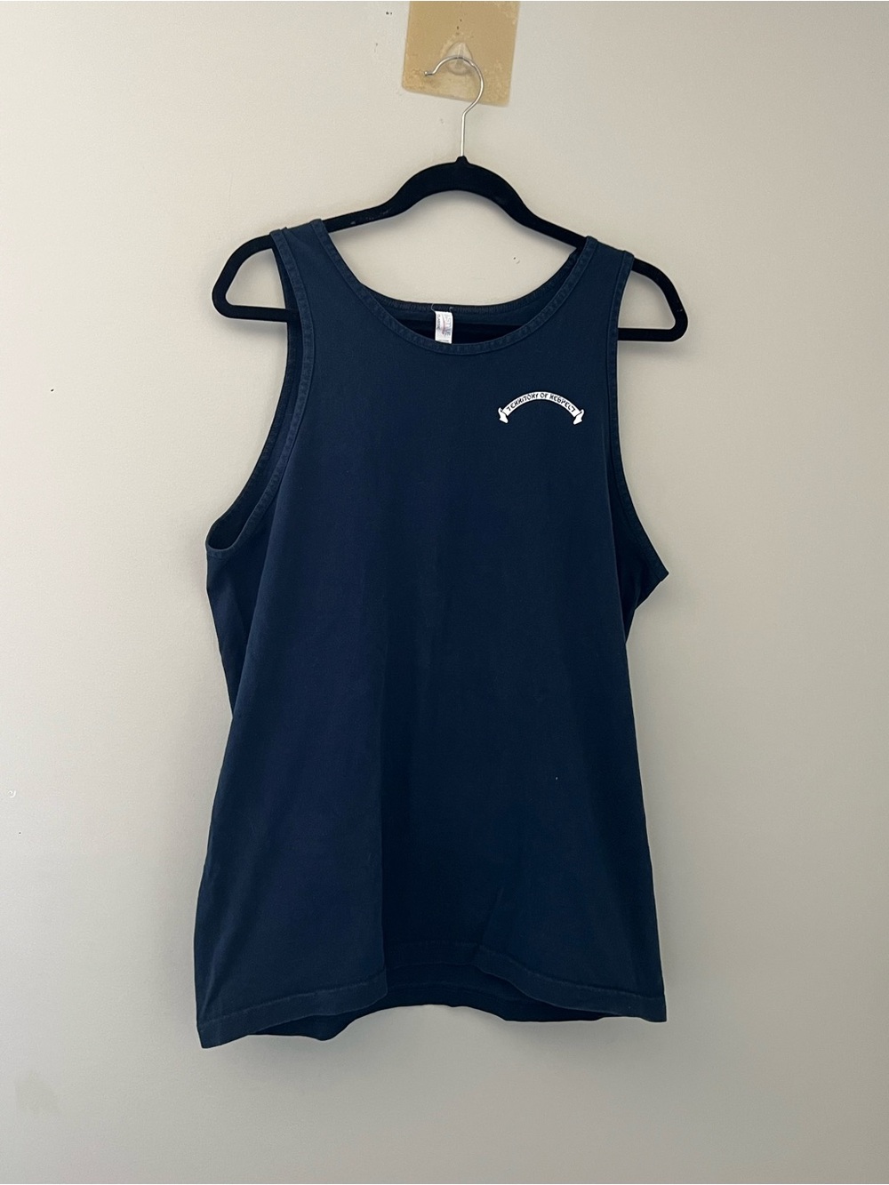 West49 East Van Cross Graphic Tank Top Men’s Large Black Cotton